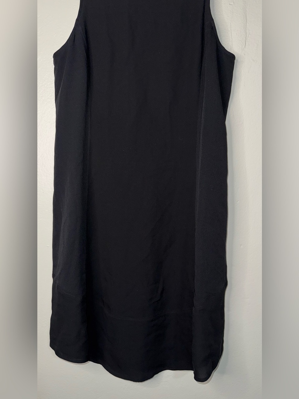 Theory Black Sleeveless Midi Shift Dress - Picture 4 of 13